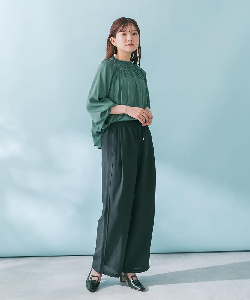 美品 アーバンリサーチ ロッソ 2WAYネックフリルブラウス テラコッタ 美品 アーバンリサーチ ロッソ 2WAYネックフリルブラウス